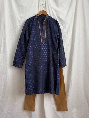 Traditional Kurta Pajama Set Indian Wedding M